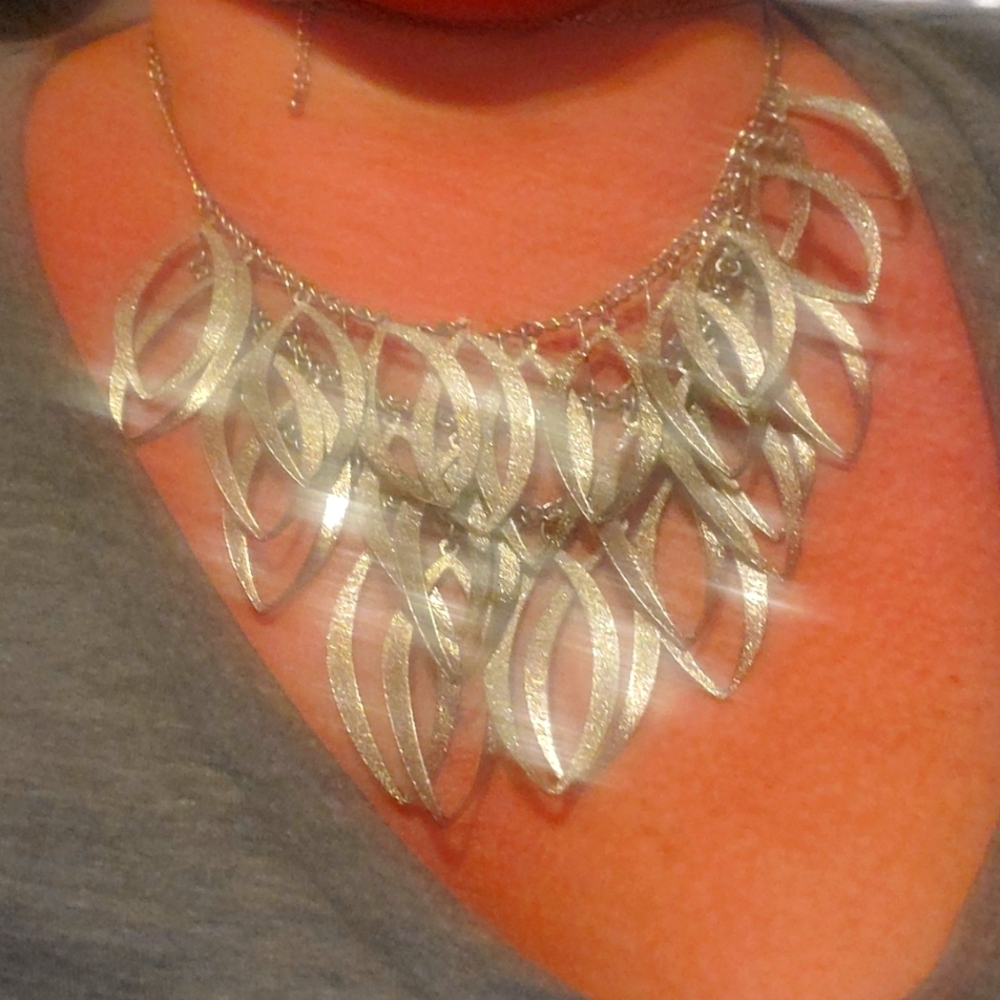 Vintage Feather Necklace